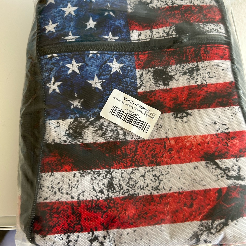 American Flag Backpack